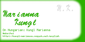 marianna kungl business card